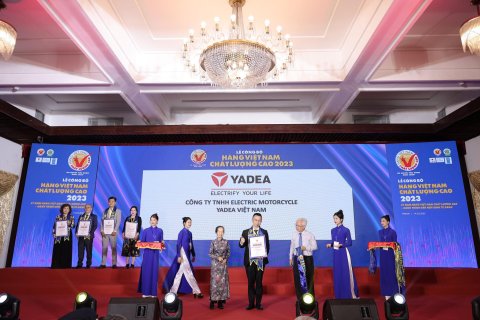 Yadea đạt giải thưởng hàng Việt Nam chất lượng cao