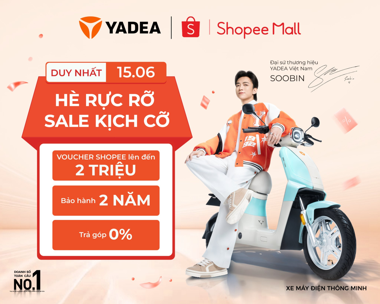 Hè rực rỡ – Sale kịch cỡ cùng Yadea
