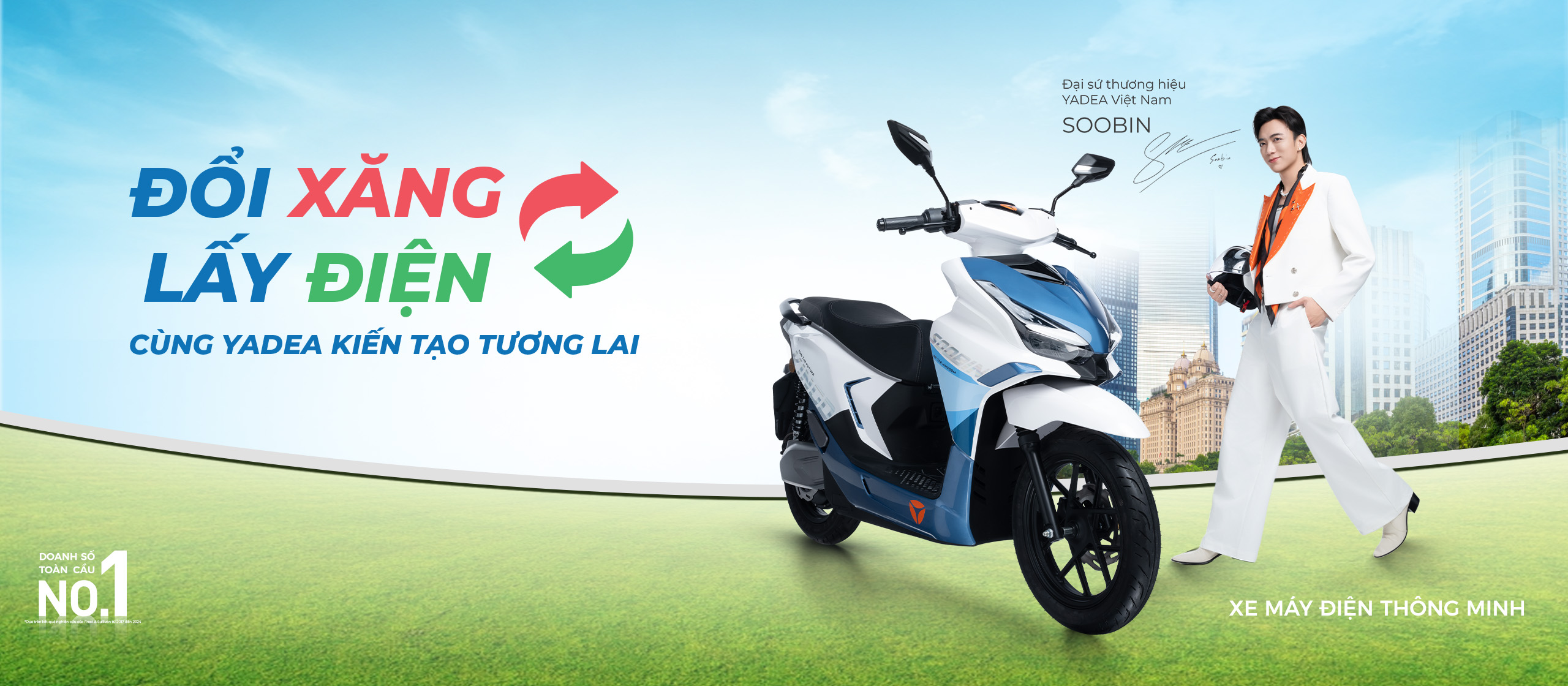 YADEA Việt Nam | Xe máy điện thông minh - XE ĐIỆN BÁN CHẠY HÀNG ĐẦU THẾ GIỚI