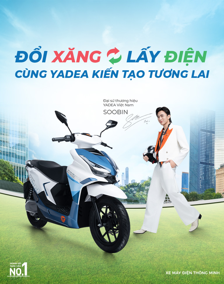YADEA Việt Nam | Xe máy điện thông minh - XE ĐIỆN BÁN CHẠY HÀNG ĐẦU THẾ GIỚI