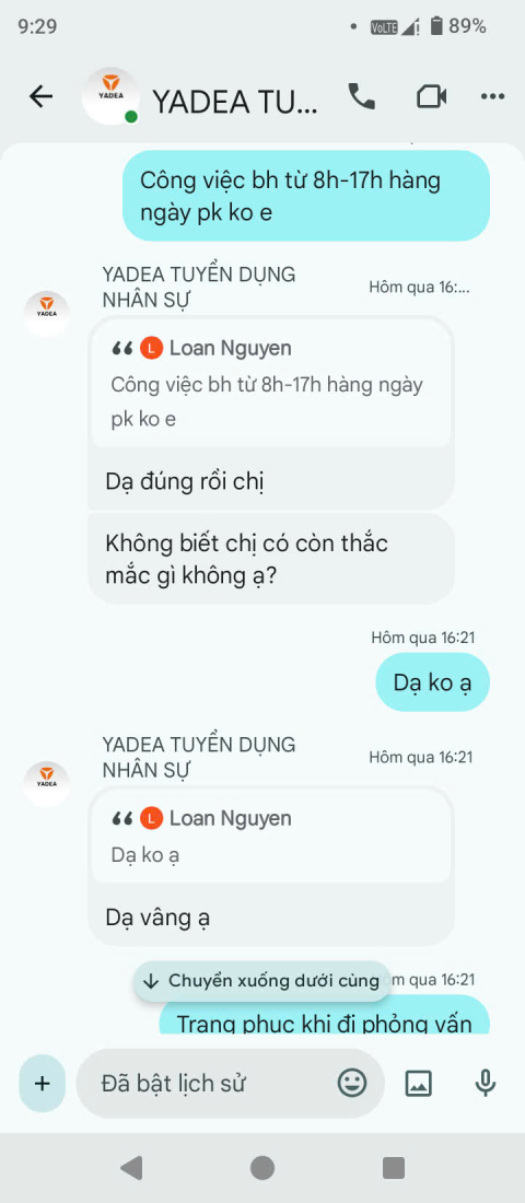 Cảnh báo giả mạo Yadea Việt Nam tuyển dụng