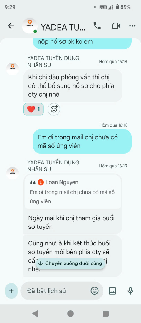 Cảnh báo giả mạo Yadea Việt Nam tuyển dụng