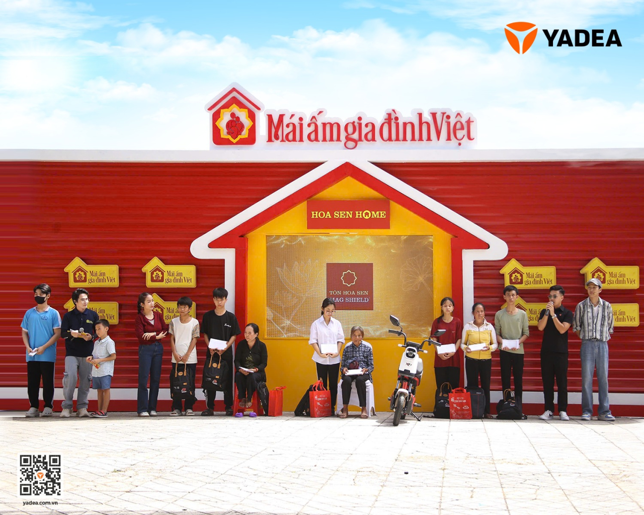 YADEA đồng hành cùng chương trình “Mái ấm Gia đình Việt” – Thắp sáng hành trình đến tương lai