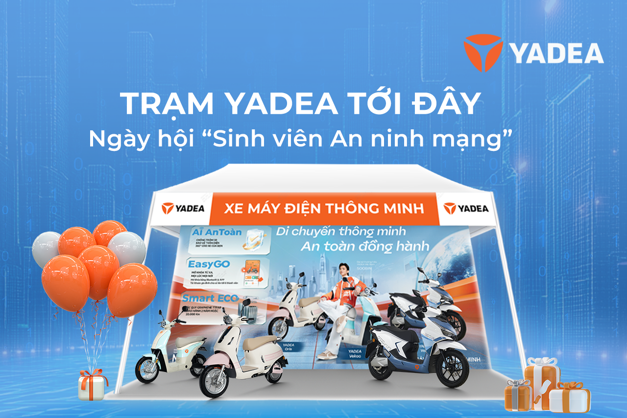1411 An ninh mang Ảnh cover web YADEA Việt Nam | Xe máy điện thông minh - XE ĐIỆN BÁN CHẠY HÀNG ĐẦU THẾ GIỚI
