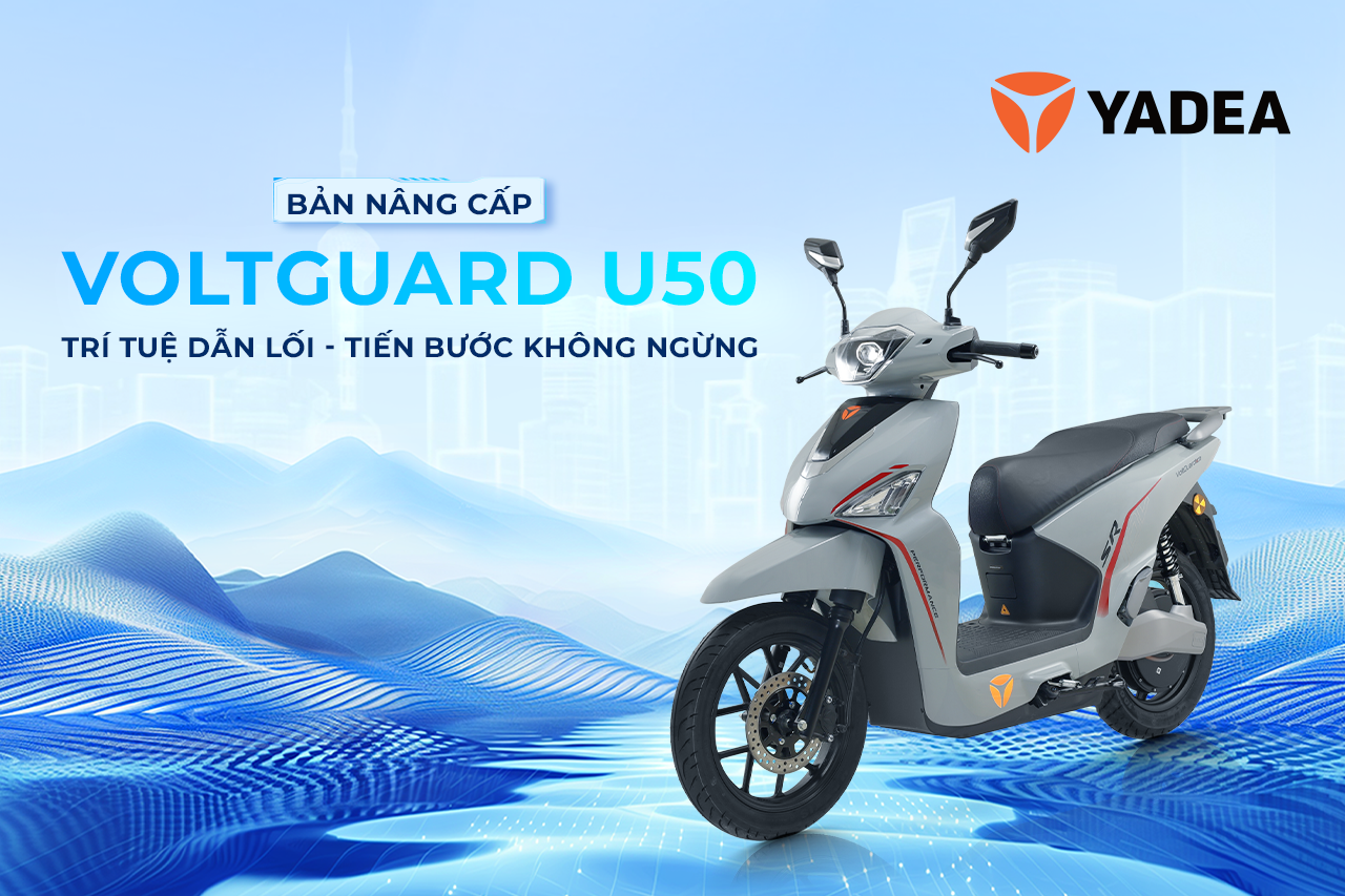 Ảnh cover web YADEA VOLTGUARD U50 – Bản cập nhật mới, tối ưu hiệu năng