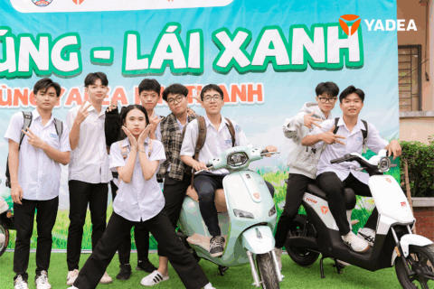 YADEA lan tỏa văn hóa giao thông an toàn tại Trường THPT Trần Văn Ơn