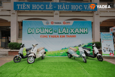 YADEA lan tỏa văn hóa giao thông an toàn tại Trường THPT Trần Văn Ơn
