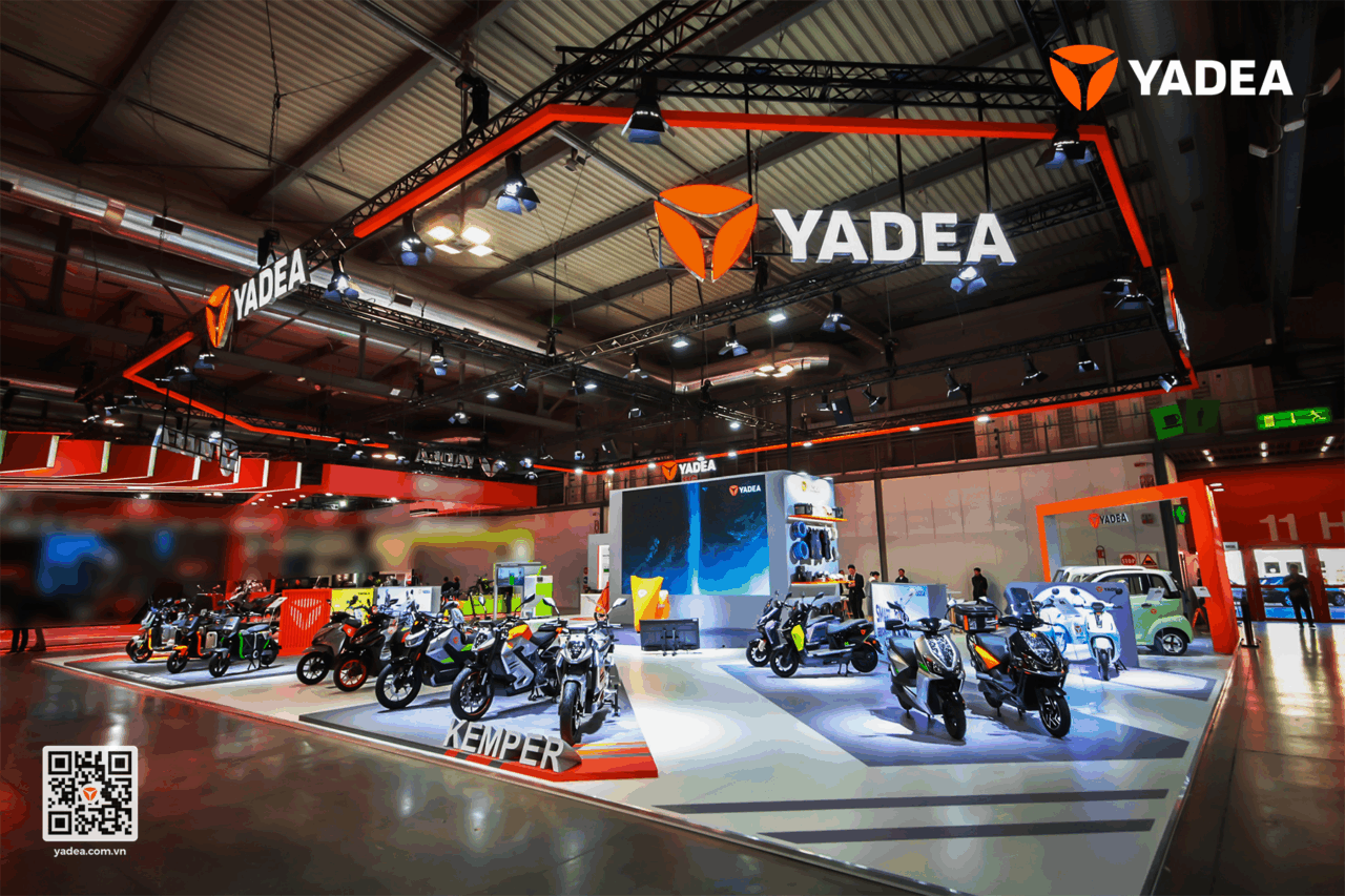 YADEA tại EICMA 2025 – Go Electric, Go Smart