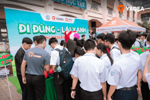 YADEA lan tỏa văn hóa giao thông an toàn tại Trường THPT Trần Văn Ơn