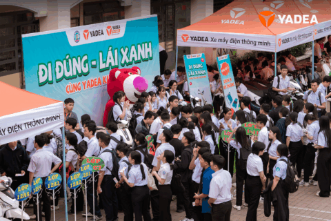 YADEA lan tỏa văn hóa giao thông an toàn tại Trường THPT Trần Văn Ơn