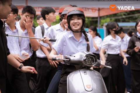 YADEA lan tỏa văn hóa giao thông an toàn tại Trường THPT Trần Văn Ơn