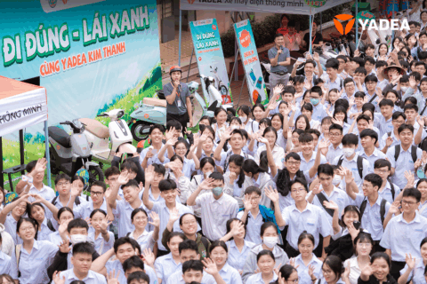 YADEA lan tỏa văn hóa giao thông an toàn tại Trường THPT Trần Văn Ơn