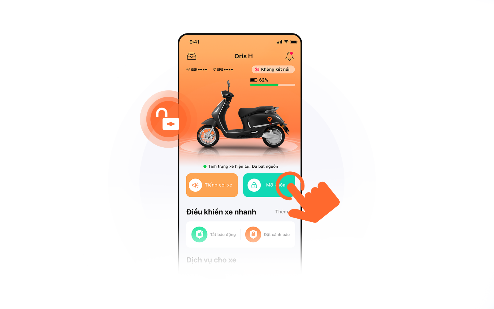 Mở khóa thông minh YADEA Oris H