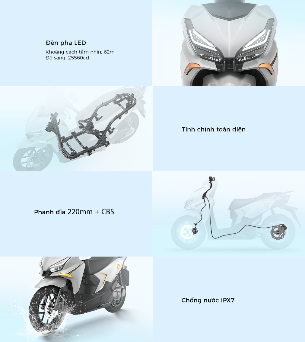 New – tổng hợp 细节 Yadea Velax U