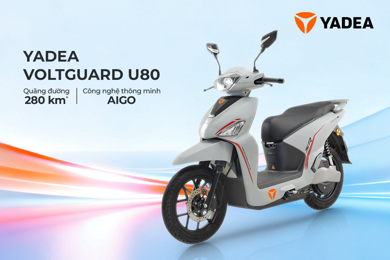 YADEA Voltguard U80 – Xe Điện Thông Minh Đi Tới 280km YADEA Voltguard U80 – Xe Điện Thông Minh Đi Tới 280km