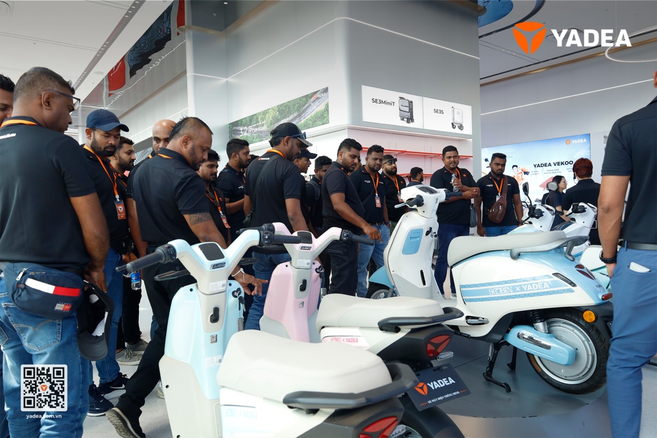 Yadea Việt Nam nồng nhiệt chào đón đoàn Yadea Sri Lanka đến thăm và làm việc
