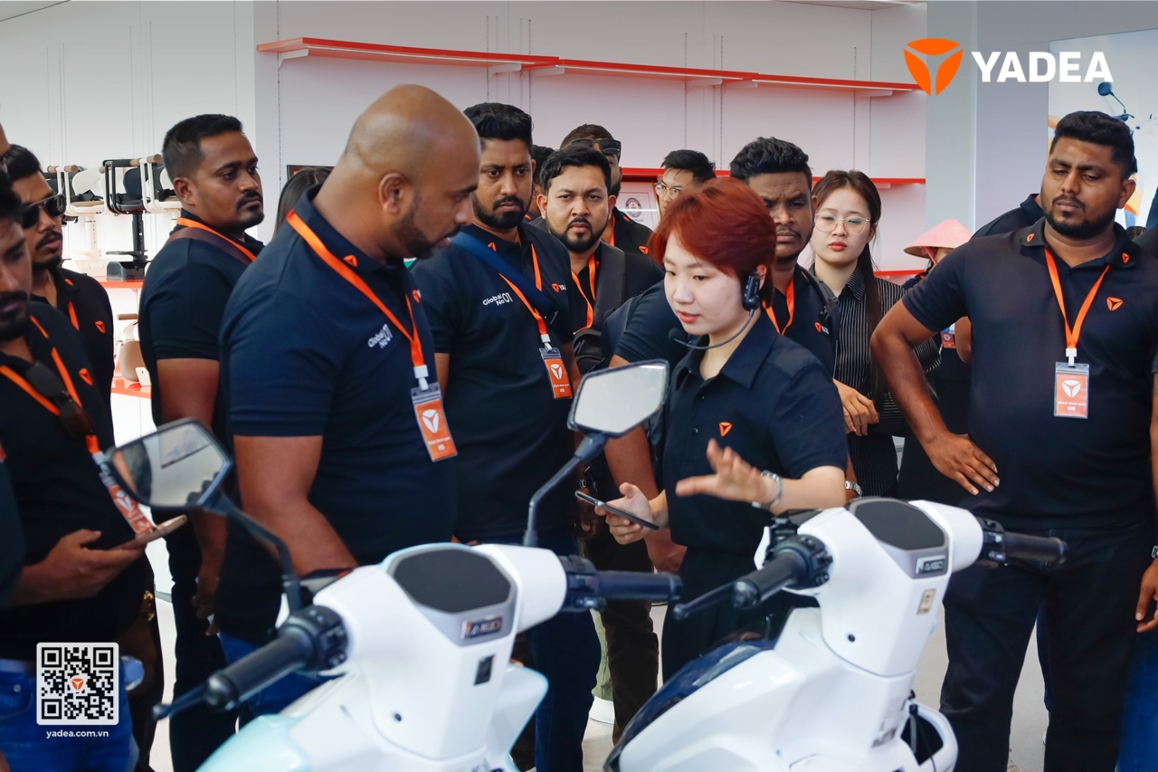 Yadea Việt Nam nồng nhiệt chào đón đoàn Yadea Sri Lanka đến thăm và làm việc