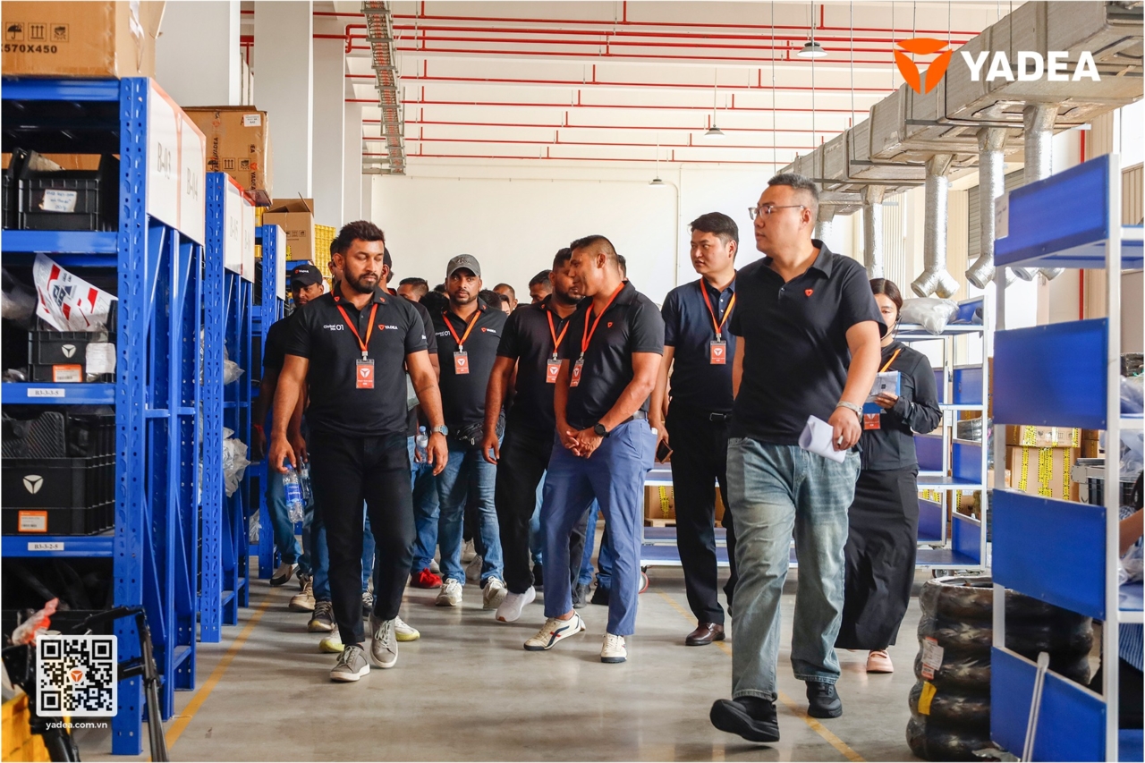 Yadea Việt Nam nồng nhiệt chào đón đoàn Yadea Sri Lanka đến thăm và làm việc
