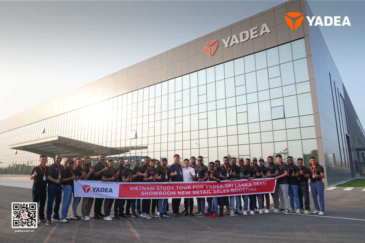 Yadea Việt Nam nồng nhiệt chào đón đoàn Yadea Sri Lanka đến thăm và làm việc