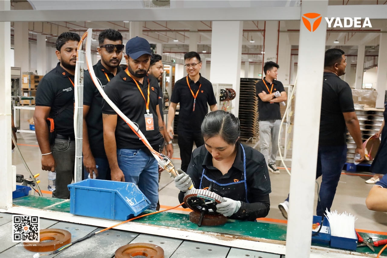 Yadea Việt Nam nồng nhiệt chào đón đoàn Yadea Sri Lanka đến thăm và làm việc