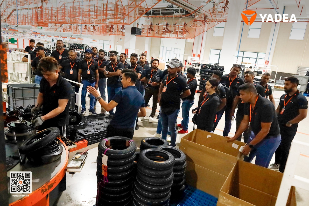 Yadea Việt Nam nồng nhiệt chào đón đoàn Yadea Sri Lanka đến thăm và làm việc