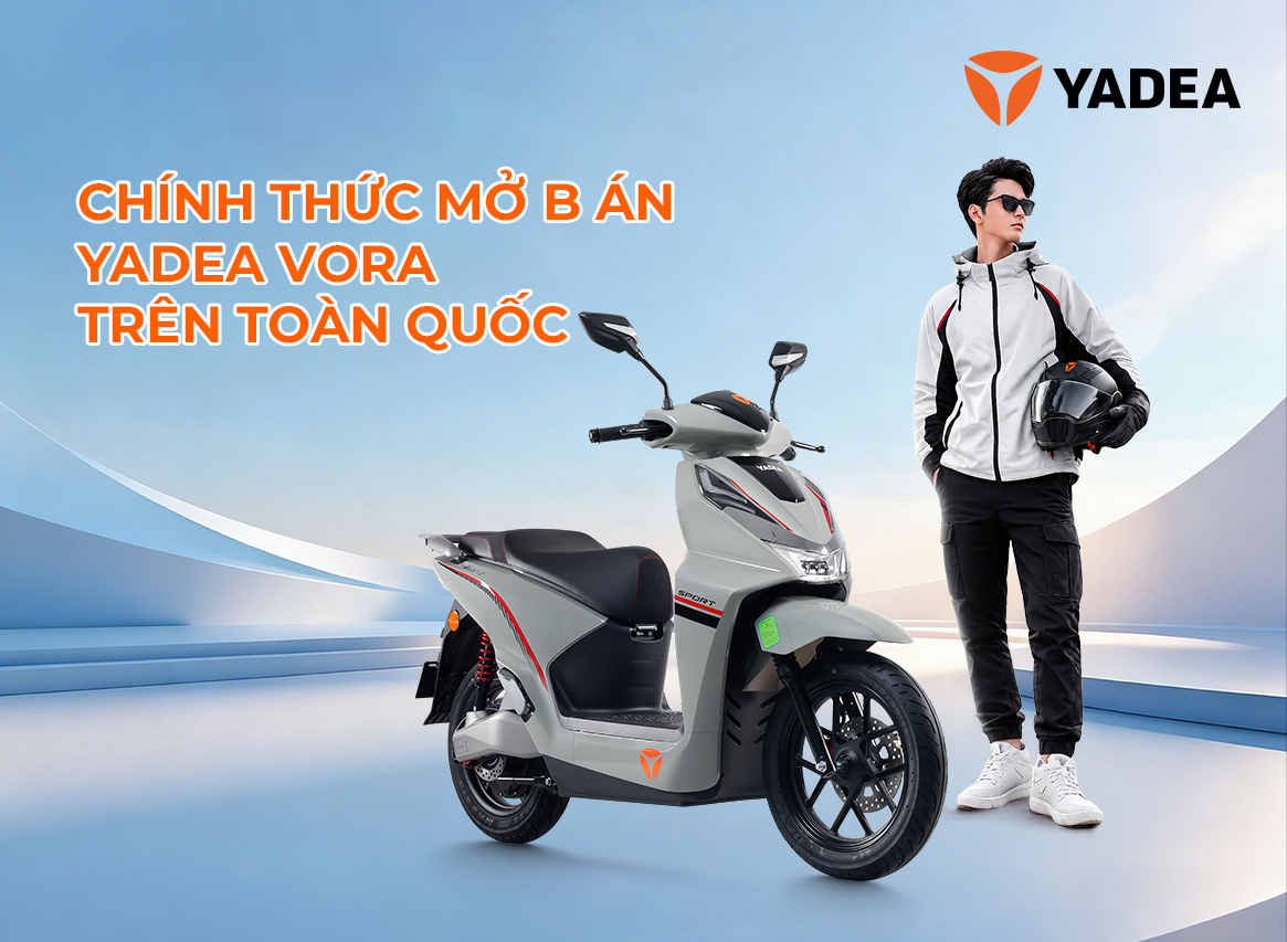 Chính thức mở bán vora Chính Thức Mở Bán Yadea Vora Trên Toàn Quốc