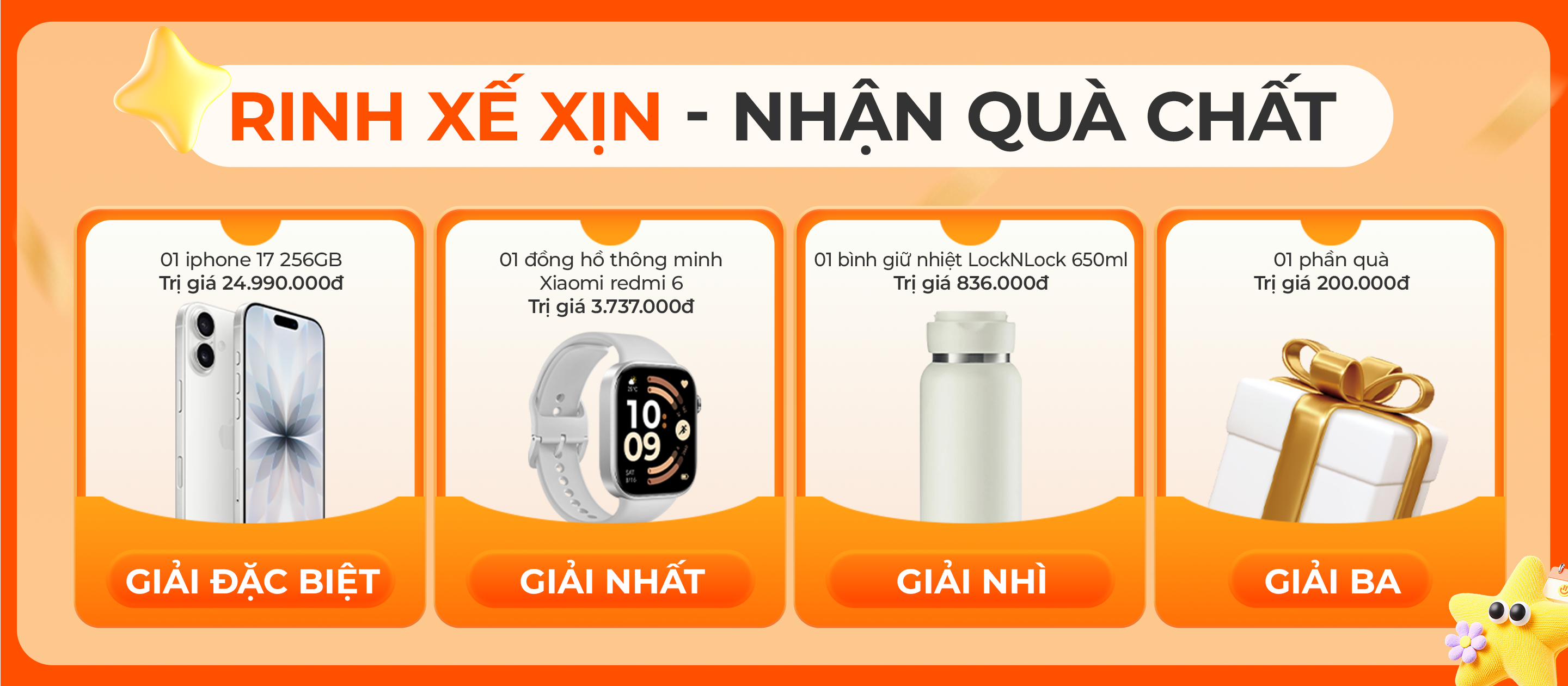 Desktop GIẢI THƯỞNG Mua Xe Yadea Săn iphone 17