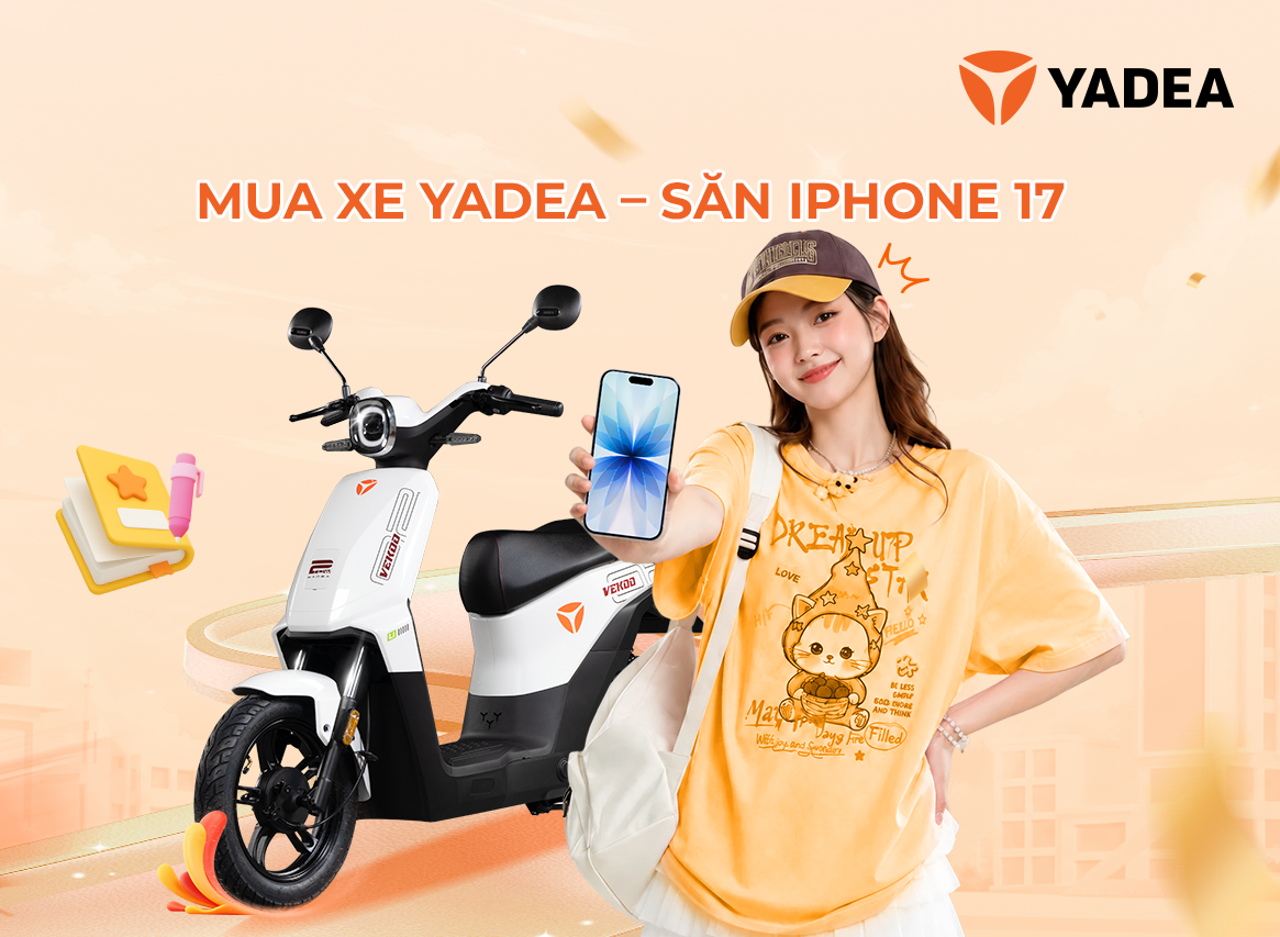 MUA XE YADEA – SĂN IPHONE 17: Tổng Giá Trị Giải Thưởng Lên Đến Hơn 18 Tỉ Đồng