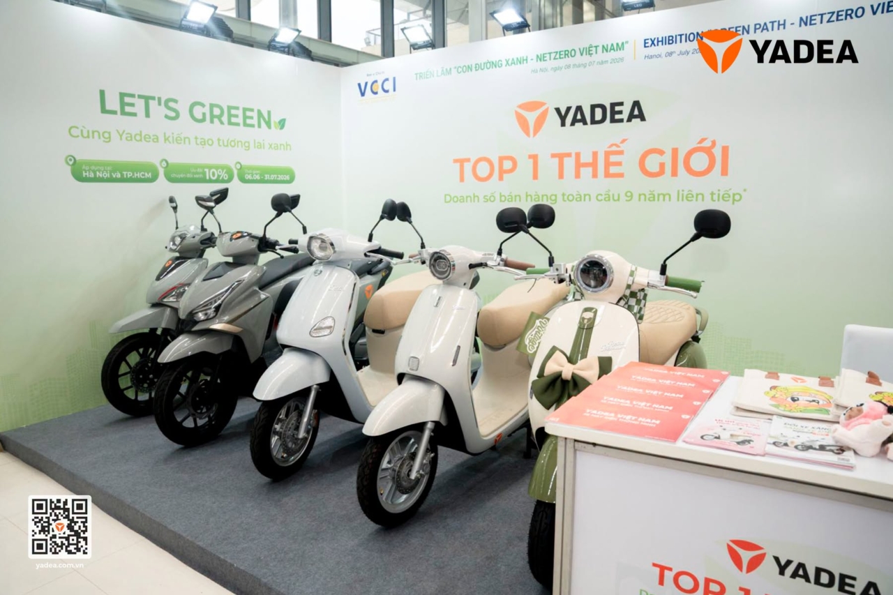 YADEA Việt Nam cam kết đồng hành vì mục tiêu Net Zero (4) Bảng Giá Xe Máy Điện Mới Nhất